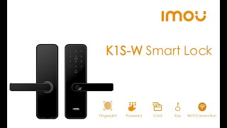 IMOU K1S-W Smart Lock  APP:IOS,Android WiFi Smart Lock ,Fingerprint,Card,Password Unlock ,Smart Lock screenshot 3