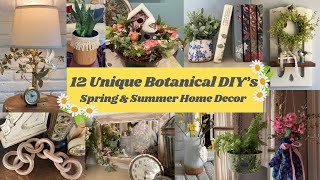 Botanical DIY Home Decor for Spring and Summer
