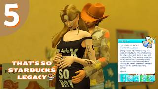 The Sims 4: That's So Starbucks Legacy☕| Attending a Lamaze Class👶🏻| Gen.4 | Ep.5 |🏥