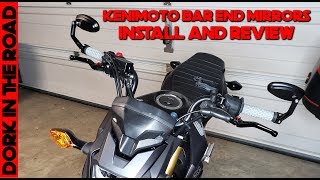Kemimoto Bar End Mirrors Install and Review: Adding Custom Mirrors to the Honda Grom