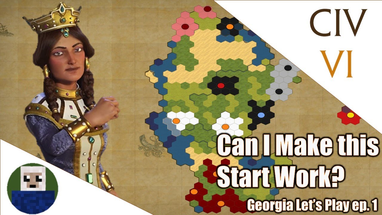 Having Fun With This Georgia Start! Deity Civ 6 Georgia ep 1.