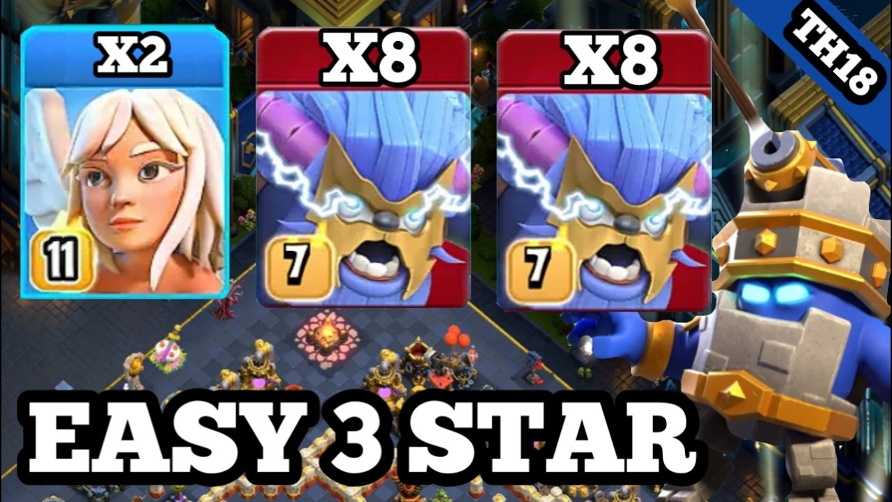 Th18 super yeti attack strategy clash of clans