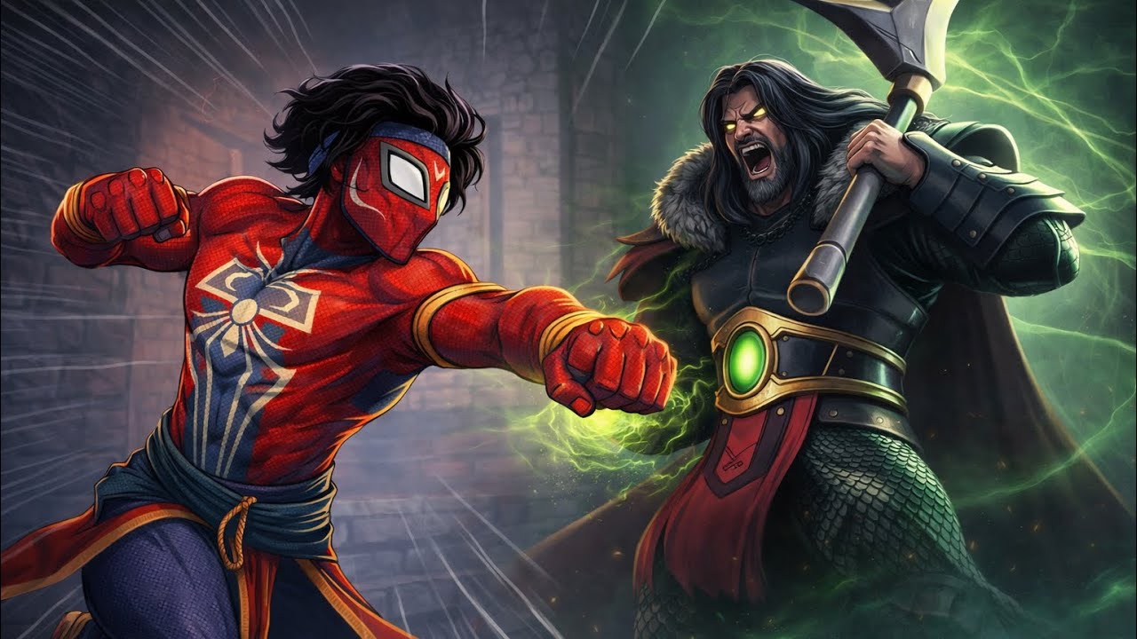 S63.10 Spider Man Pavitar vs. N5 Serpent