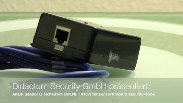 IP-Sensor Gleichstrom für sensorProbe und securityProbe IT Monitoring Systeme