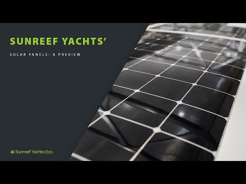 Sunreef Yachts reinvents solar panels for yachts