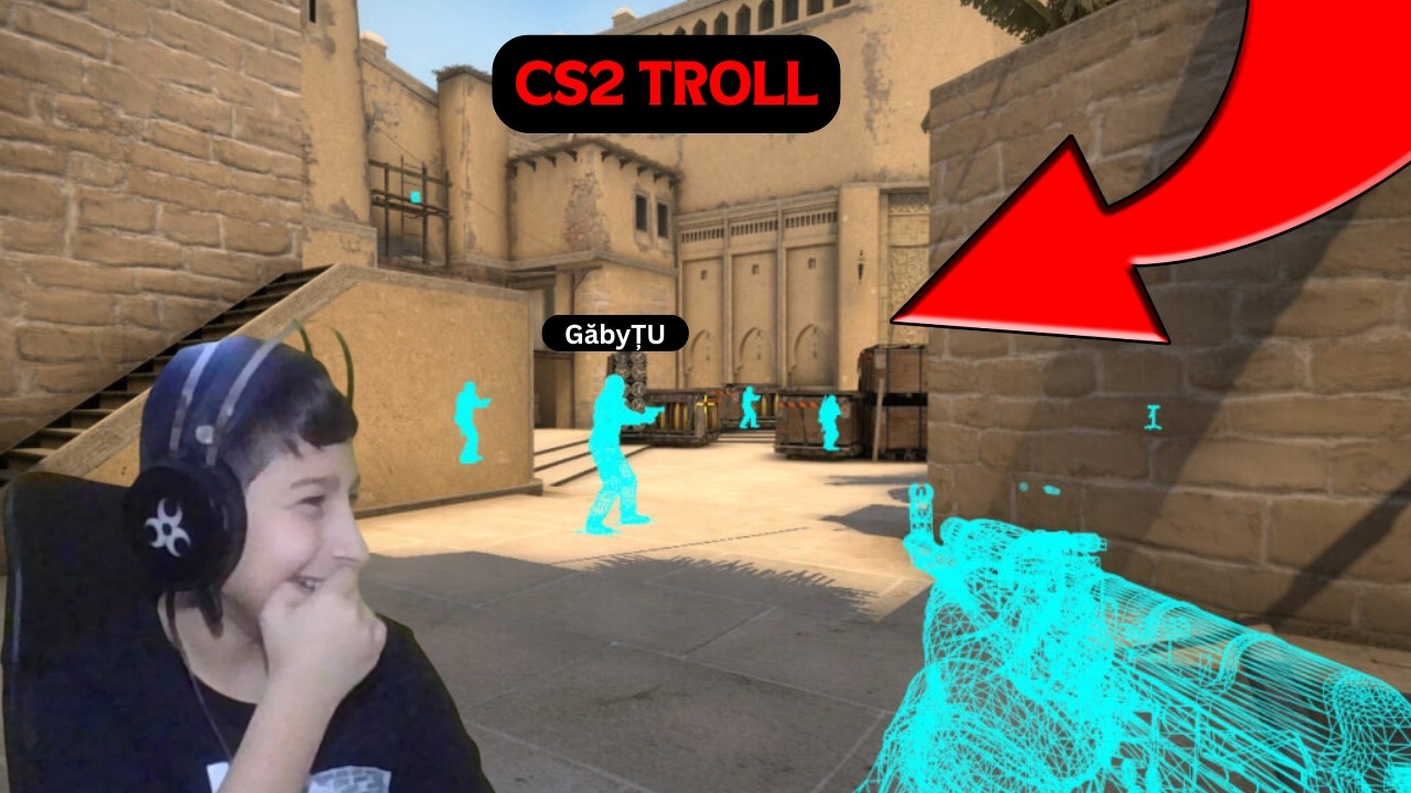 L-am trollat cu Wallhack! *CS2 cu GăbyȚU*