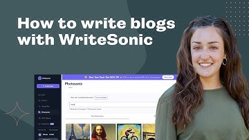 How to Write Blogs with WriteSonic AI - Full Review