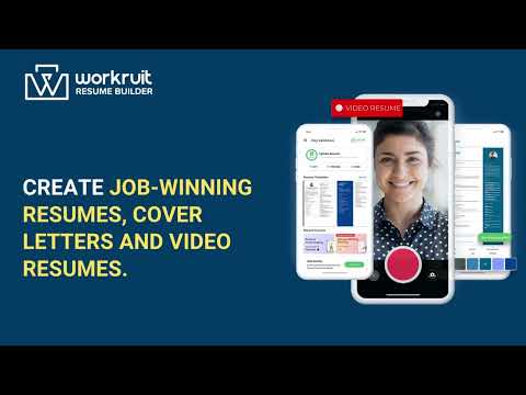 Workruit Instant Resume | Quick Steps To Create Resume With Resume Builder App | Free CV Builder App - video from Workruit