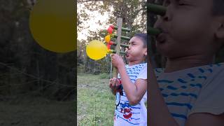 Balloon Fun with Handmade Bamboo Toy | Eco Friendly DIY Toy | Pure Village Play.