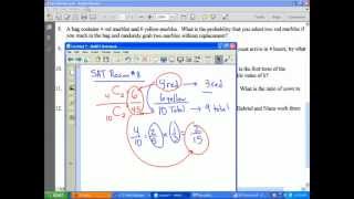 SAT Math Probability without replacement