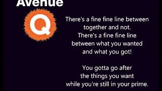 "There's a Fine Fine Line" (Avenue Q) Cover