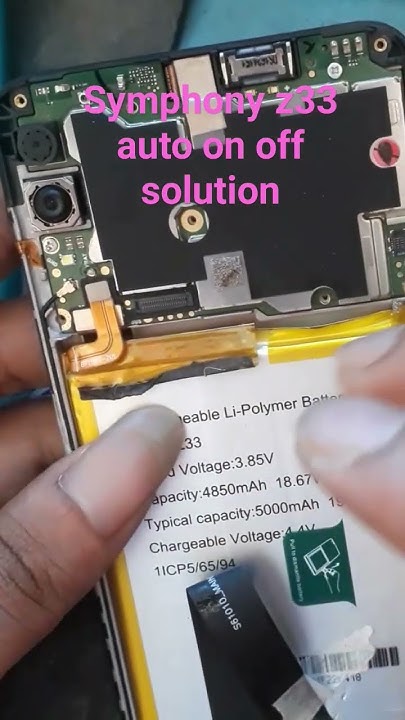 Symphony z33 auto on off solution... - YouTube