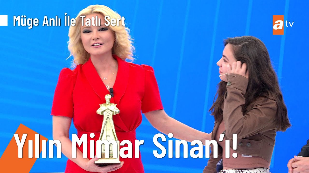 Müge Anlı'ya yılın Mimar Sinan'ı ödülü -  @MugeAnliatv  27 Mayıs 2022