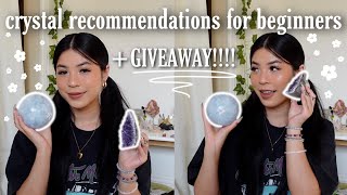 Information crystal recommendations for beginners // crystal starter pack // + GIVEAWAY!!! (CLOSED) News
