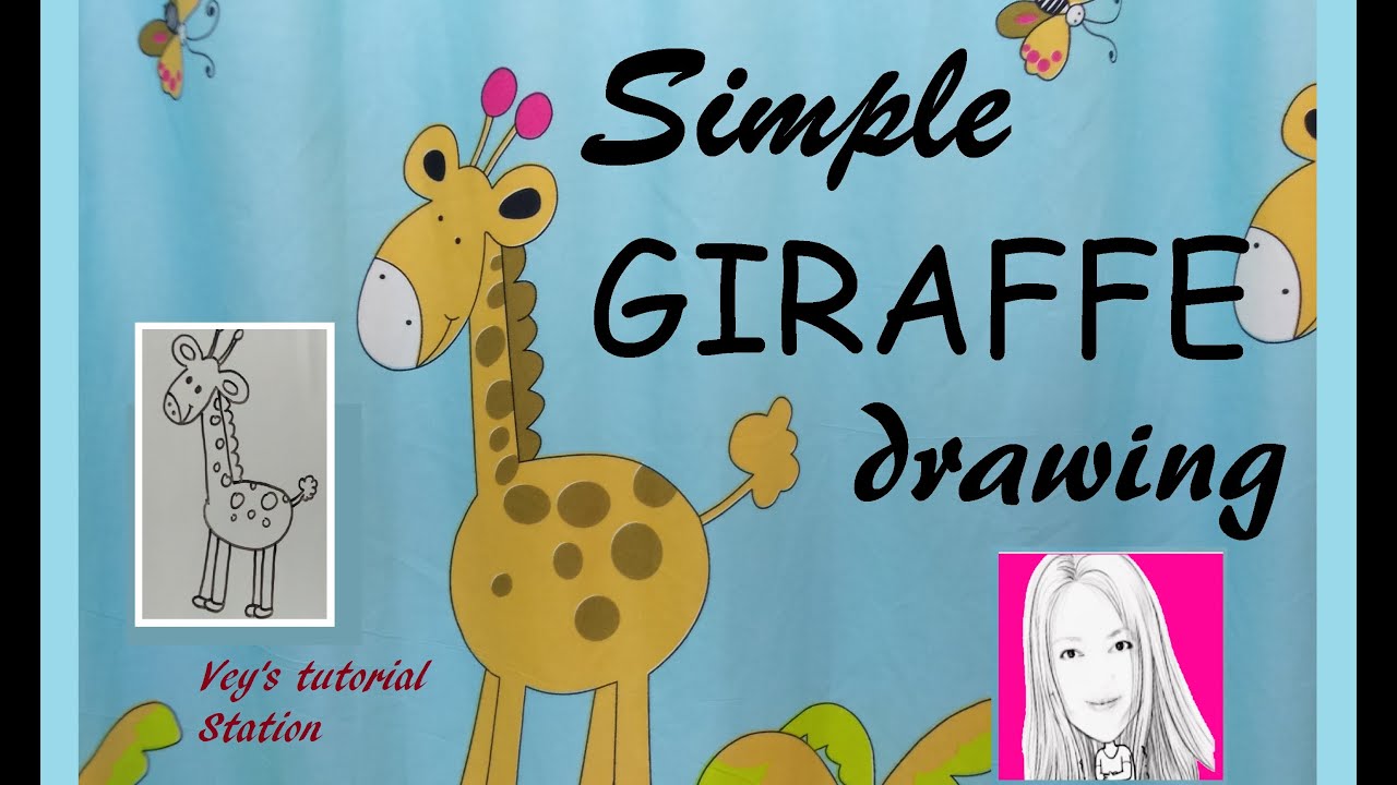 Simple Giraffe Drawing