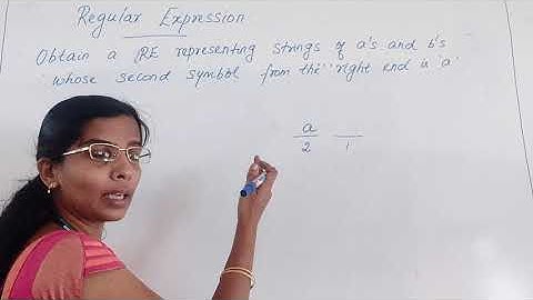 Lecture Video_18CS54_Module2_Building Regular Expression Part2_C.Sharon Roji