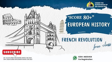 French Revolution | European History | Under supervision of Sir Usman PAS