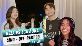 Reza  SING OFF 19 vs ECA AURA | REACTION!!