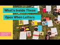 What Inside these &quot;OPEN WHEN LETTERS&quot; , Handmade, Long Distance Friends | DIY Open When letters