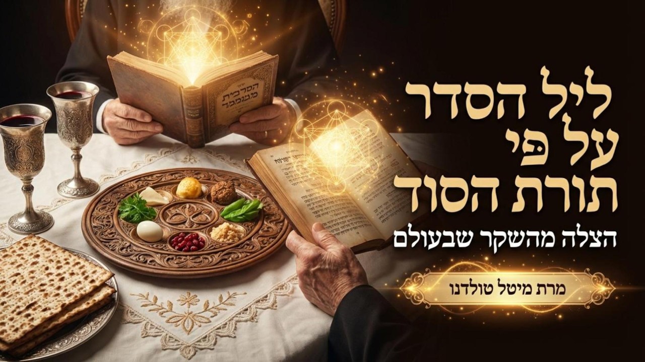 ליל הסדר על פי תורת הסוד - הצלה מהשקר שבעולם 💫 מרת מיטל טולדנו
