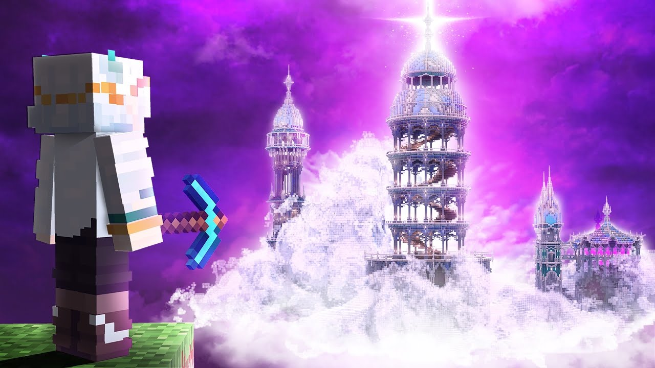 I Discovered a Minecraft Cloud Civilization