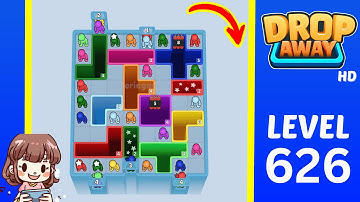 Drop Away Level 626 Solution Walkthrough