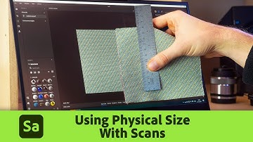 Using Physical Size with Scans in Substance 3D Sampler | Adobe Substance 3D