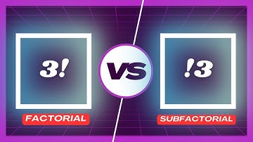 Factorial  Vs  Subfactorial | #episode_18 | How to find subfactorial | #maths #factorial #olympiad