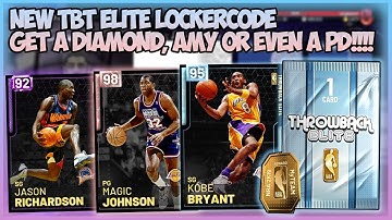 NBA2K19 FREE DIAMOND, AMY OR PD TBT ELITE LOCKERCODE - MAKE SOME FREE EASY MT OR FREE TOKENS!!!!
