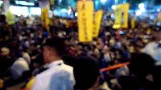 2011年香港71遊行 灣仔街站