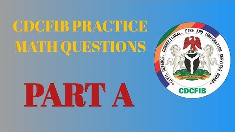 CDCFIB mathematics practice Test #ExamPrep #cdcfibrecruitment2025 