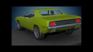 Soheil Afat - Plymouth Cuda 3D Model