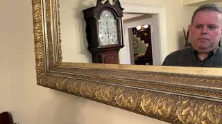 A Beautiful Gold Leaf Mirror, Circa 1809