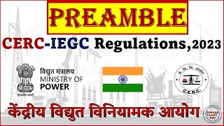 PREAMBLE : CERC-IEGC Regulations,2023 in Q&A format.