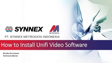 Ubiquiti -  How to Install Unifi Video Software