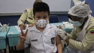 Vaksinasi 2 untuk siswa/i SD Sutomo 1 Medan