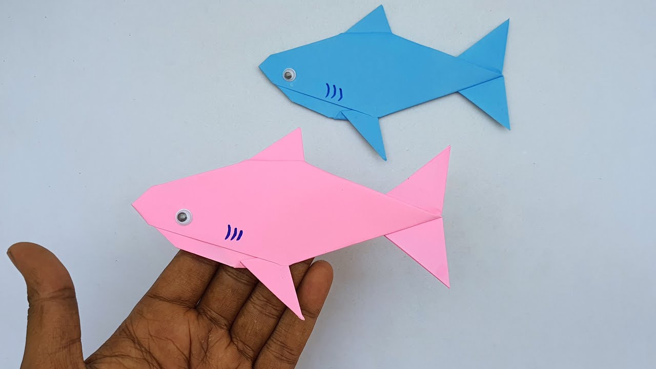How To Make A Paper Shark | DIY Paper Toy Ideas | Handmade Origami ...