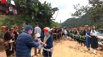(#32) đám cưới độc lạ tiếng hát người dân tộc dao pả dung kìm miền | Lý vlog