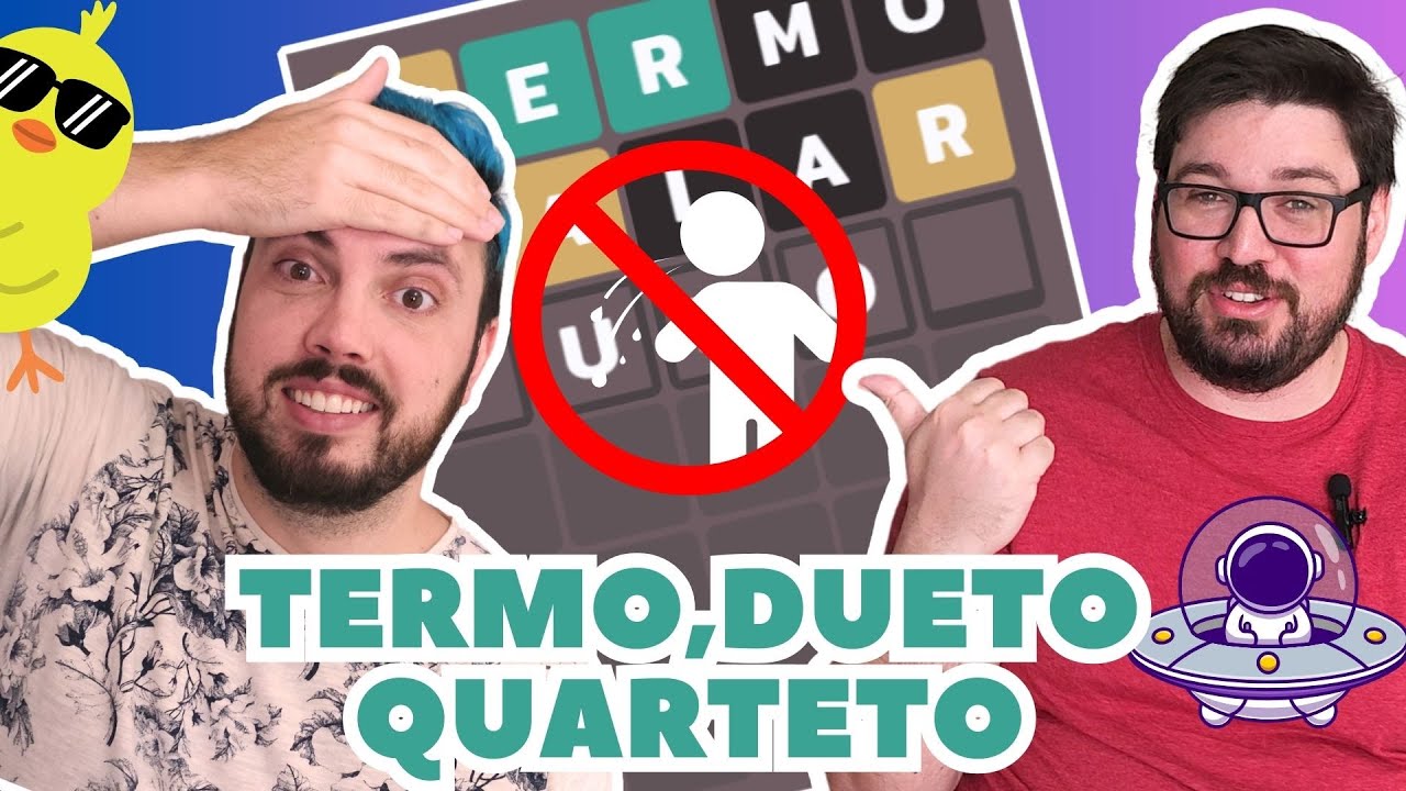 DUVIDO VOCÊS ACERTAREM A ÚLTIMA PALAVRA - Termo, Dueto e Quarteto - YouTube