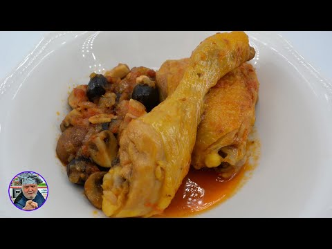 Pollo con romero y aceitunas - pollo con aceitunas - recetas de javier romero - canal de cocina