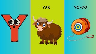 Y Words - Words Starting With Y | Y Letter Words - ABC Flashcards
