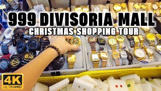 [4K] Christmas 2023 Shopping Tour at 999 DIVISORIA MALL MANILA!