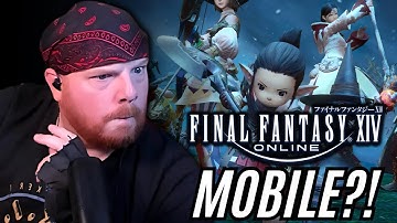 FFXIV on MOBILE?! - Krimson KB Reacts