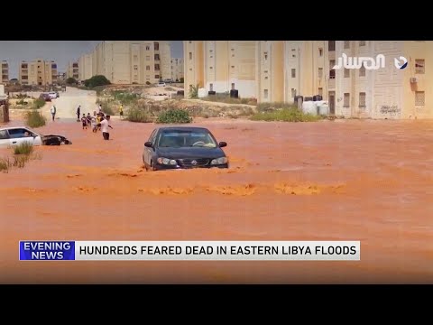 Flooding in eastern Libya after weekend storm leaves 2,000 people feared dead