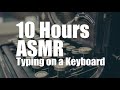 [10 Hours ASMR] 공부 집중소리 기계식 키보드 타이핑 백색소음 ASMR 10시간 - Typing on a keyboard