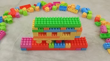 Satisfying DIY/ Lego School bus /ASMR Building Blocks/ relaxation #asmr#asmrsounds#buildingblocks