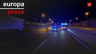 Muere un hombre tras chocar con su motocicleta contra una mediana en la A-6 en Collado Villalba