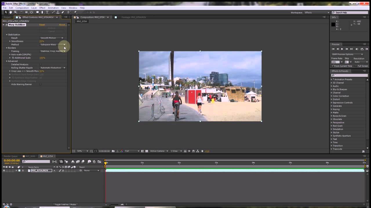 download warp stabilizer plugin for after effects cs4