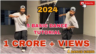 2024 || 5 Basic dance tutorial || sanjib mallik