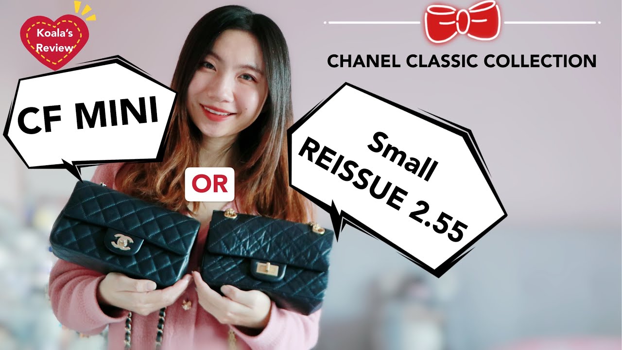 CHANEL 2.55 REISSUE REVIEW & COMPARISON - Mini vs 225 Size